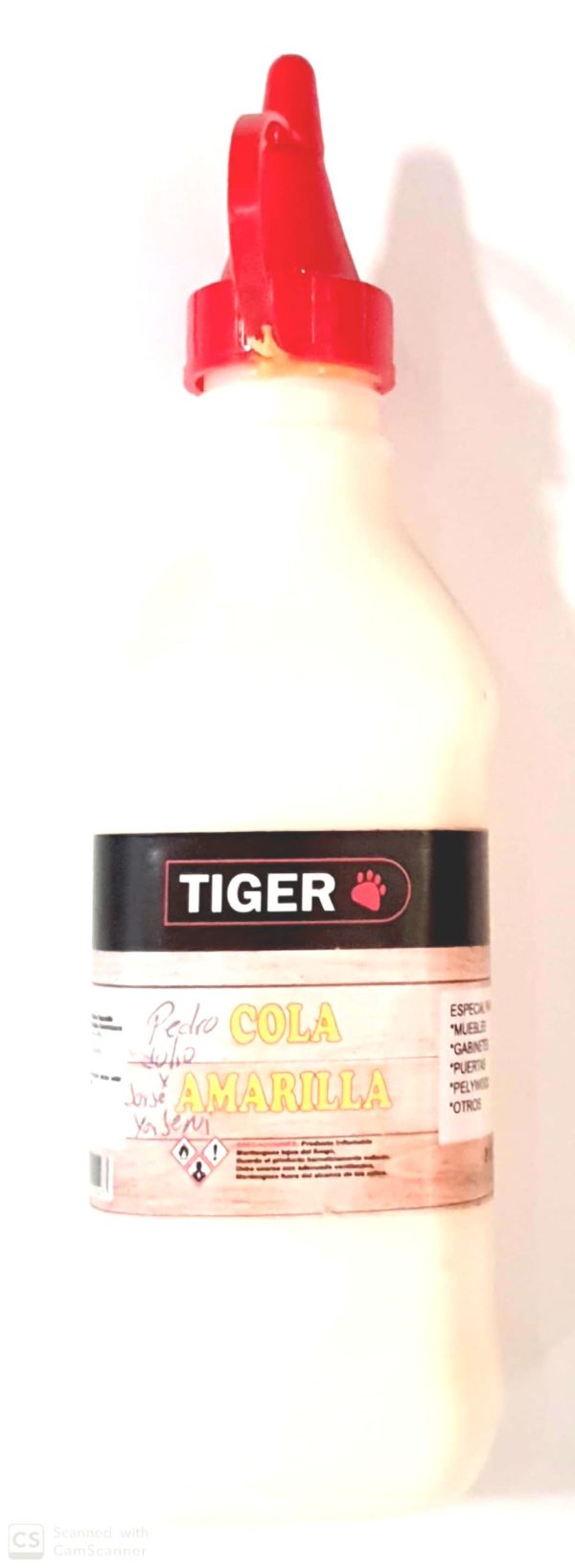 COLA AMARILLA TIGER 1/8 GL .