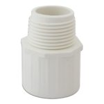 ADAPTADOR MACHO 3/4 PVC .