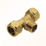 TEE 408 M 3/4X18X2.5 BRONCE .